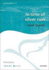 In Time of Silver Rain SA choral sheet music cover